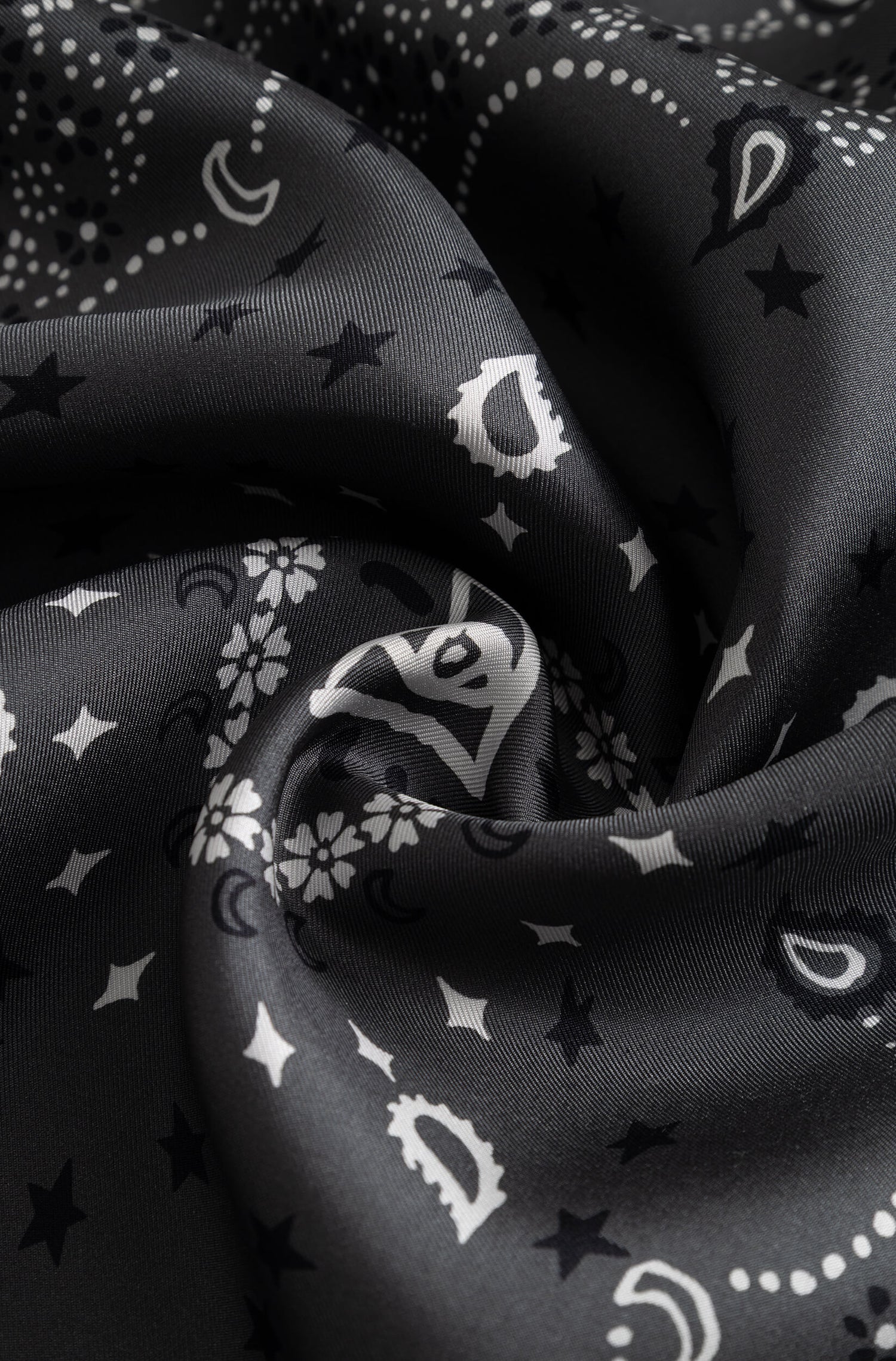 Foulard en soie homme taupe Vue 2 - Ace Denim Paris
