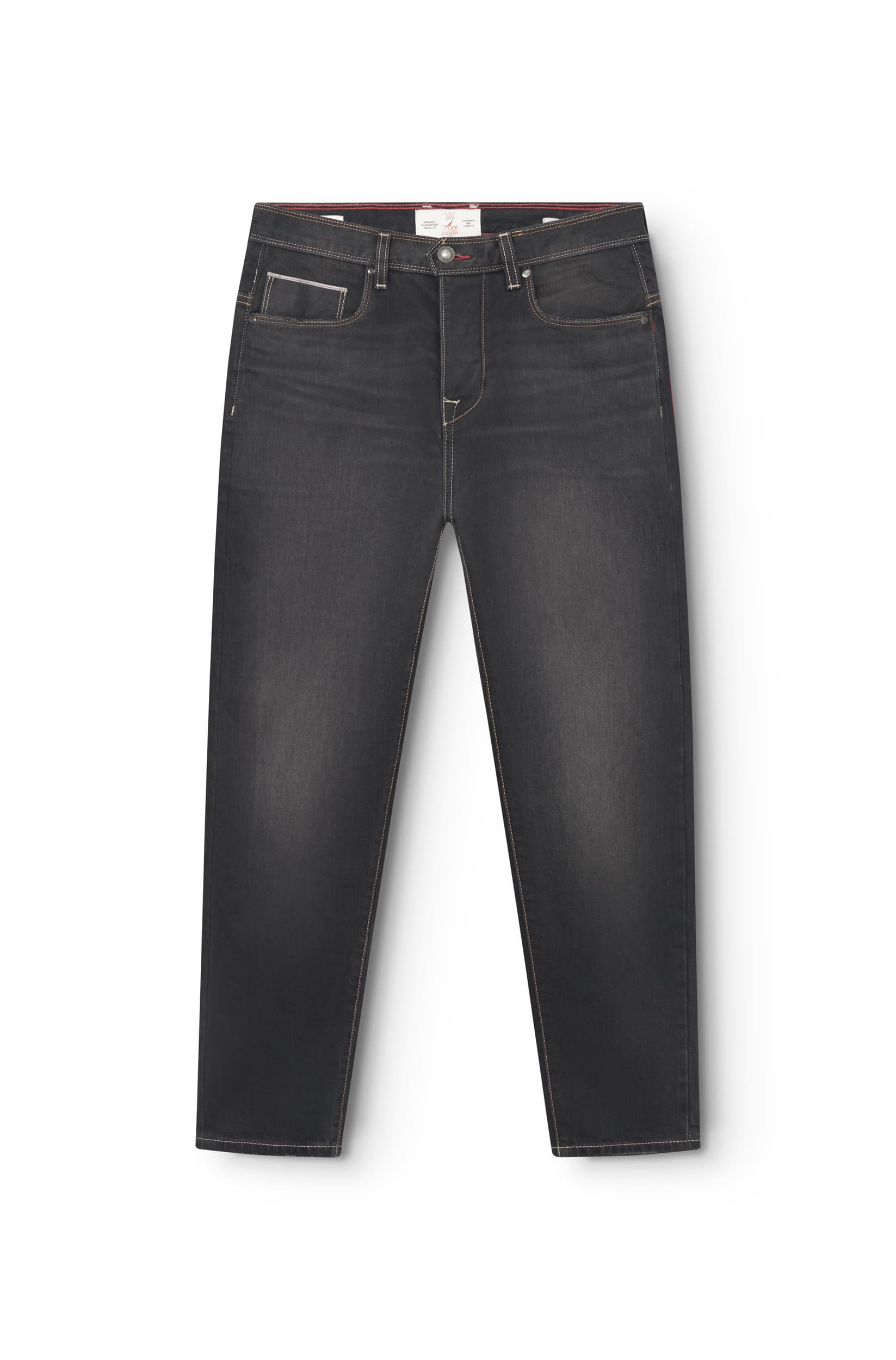 Jeans Japan selvedge homme gris foncé - Ace Denim Paris