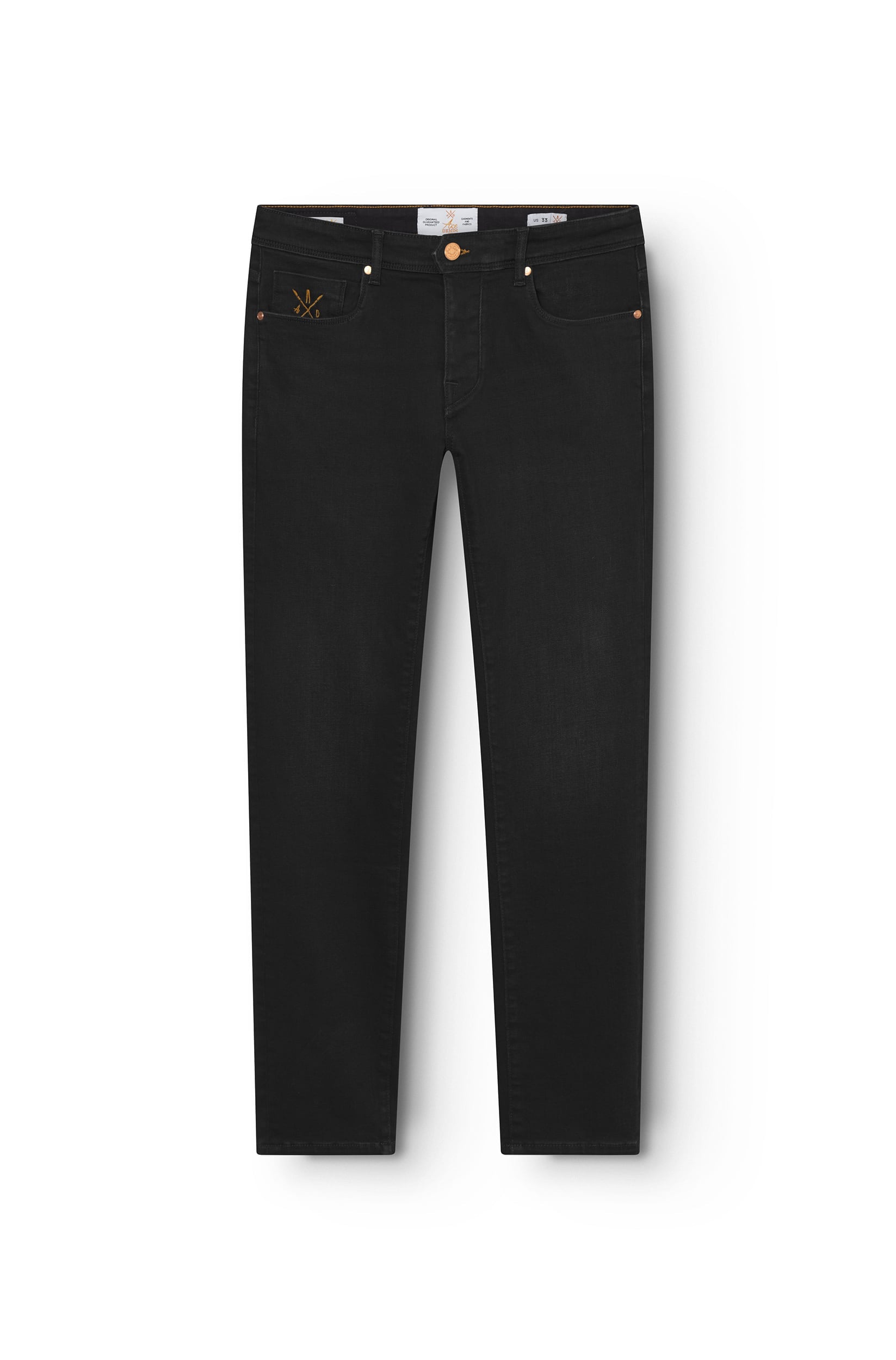 black slim trousers for men