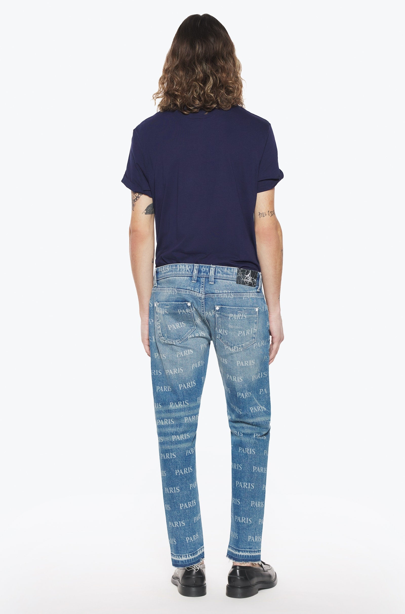 Jeans slim homme délavé paris Vue 3 - Ace Denim Paris