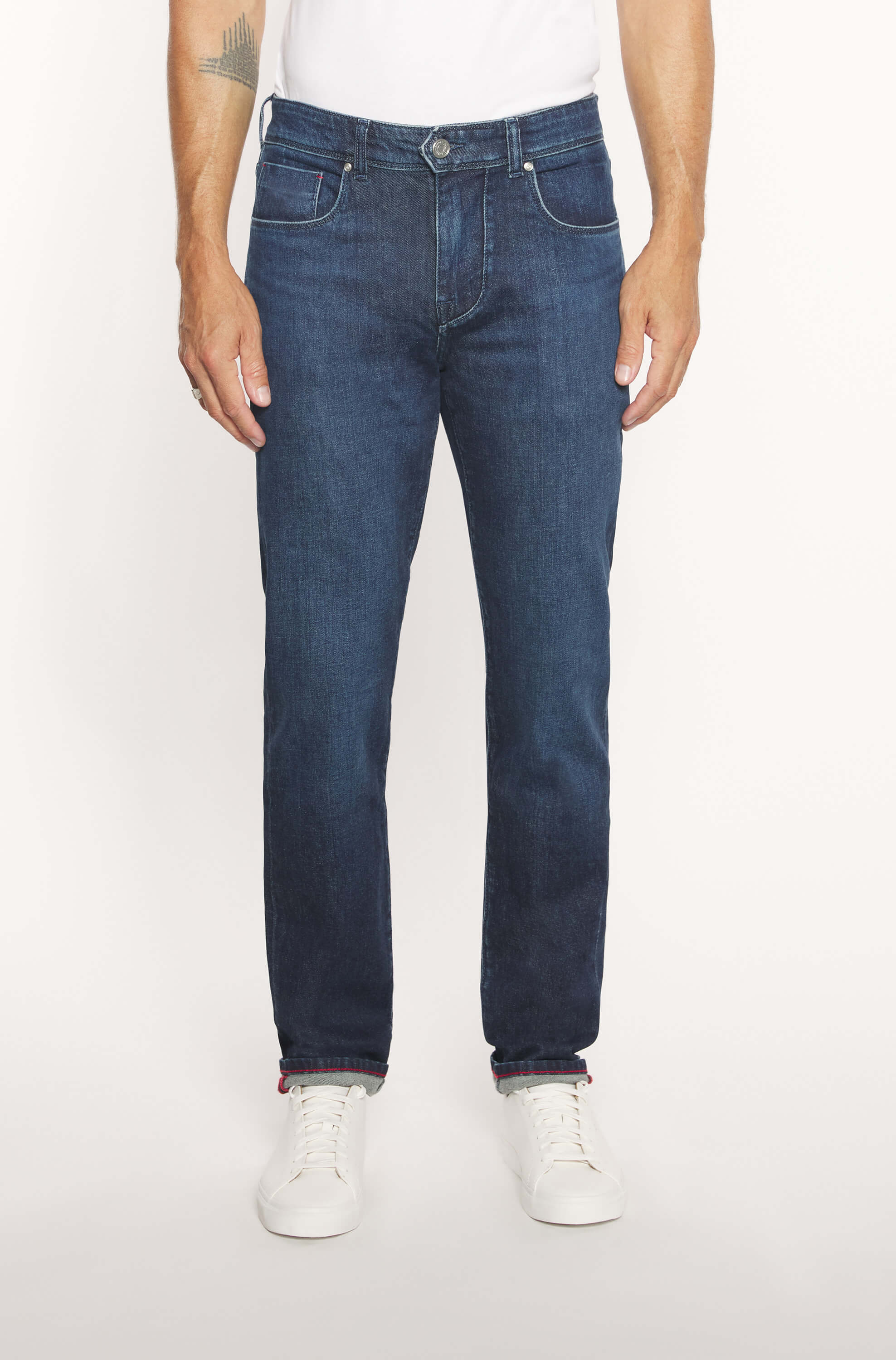 Jeans slim homme pierre foncé - Ace Denim Paris