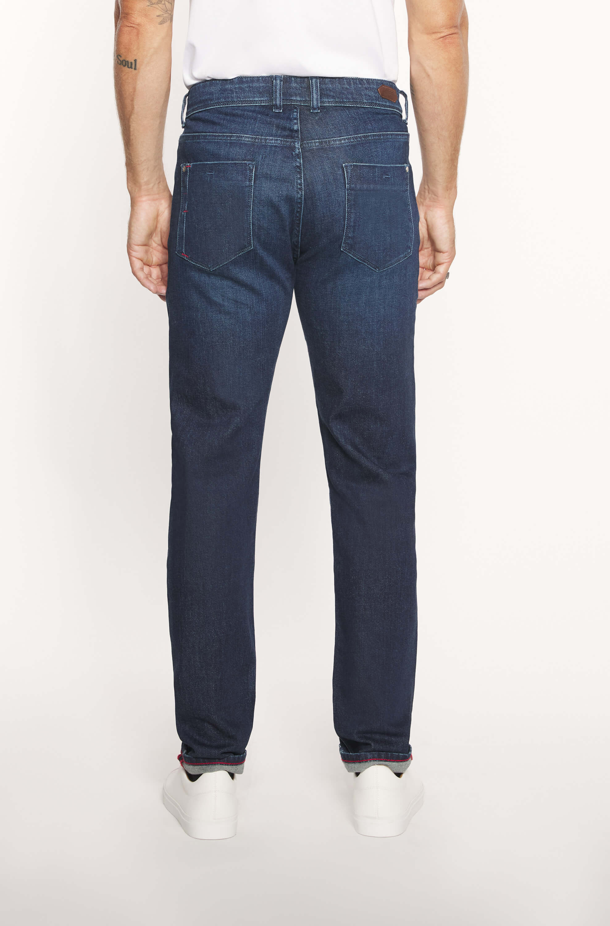 Jeans slim homme pierre foncé Vue 2 - Ace Denim Paris