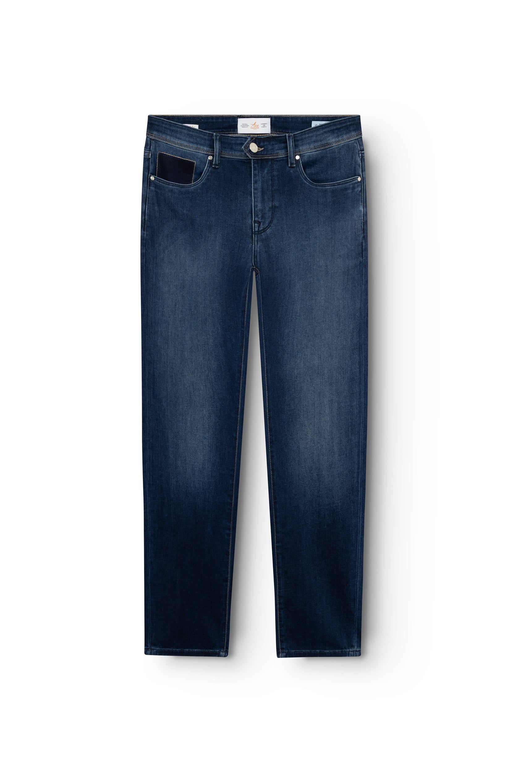 Jeans slim homme pierre foncé beige - Ace Denim Paris