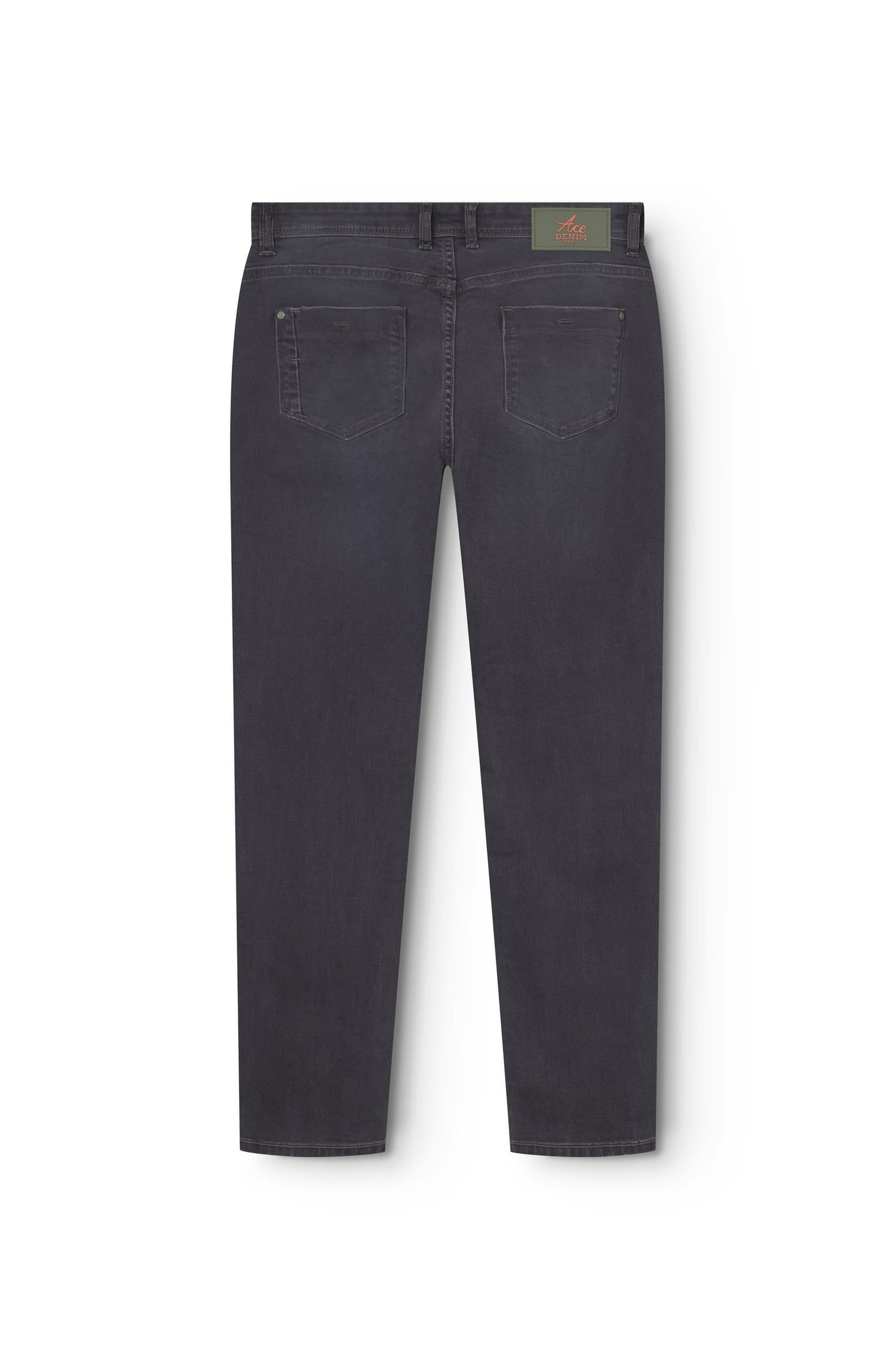 Jeans slim homme gris foncé kaki Vue 5 - Ace Denim Paris
