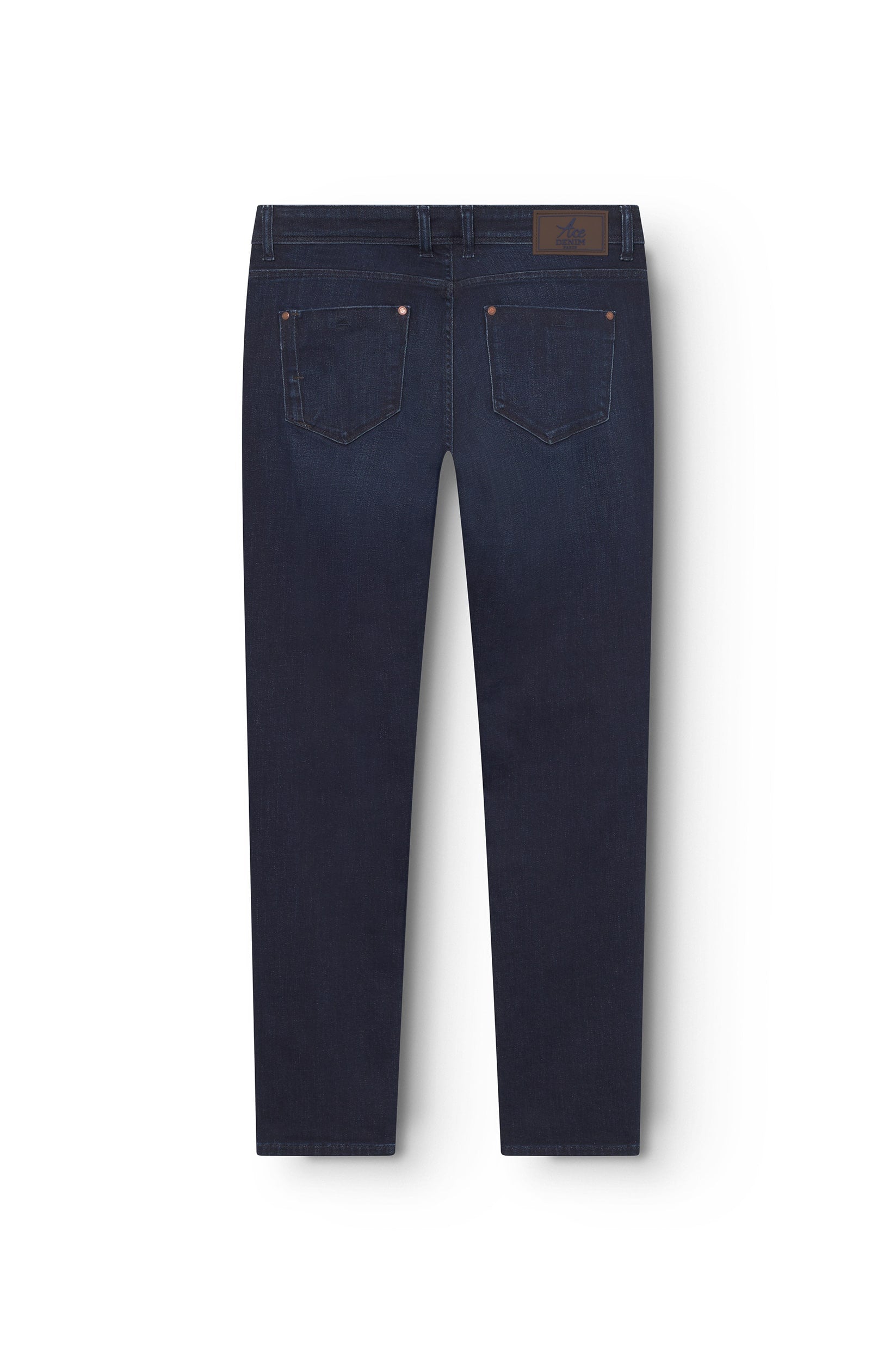 Jeans slim homme pierre foncé brun Vue 4 - Ace Denim Paris