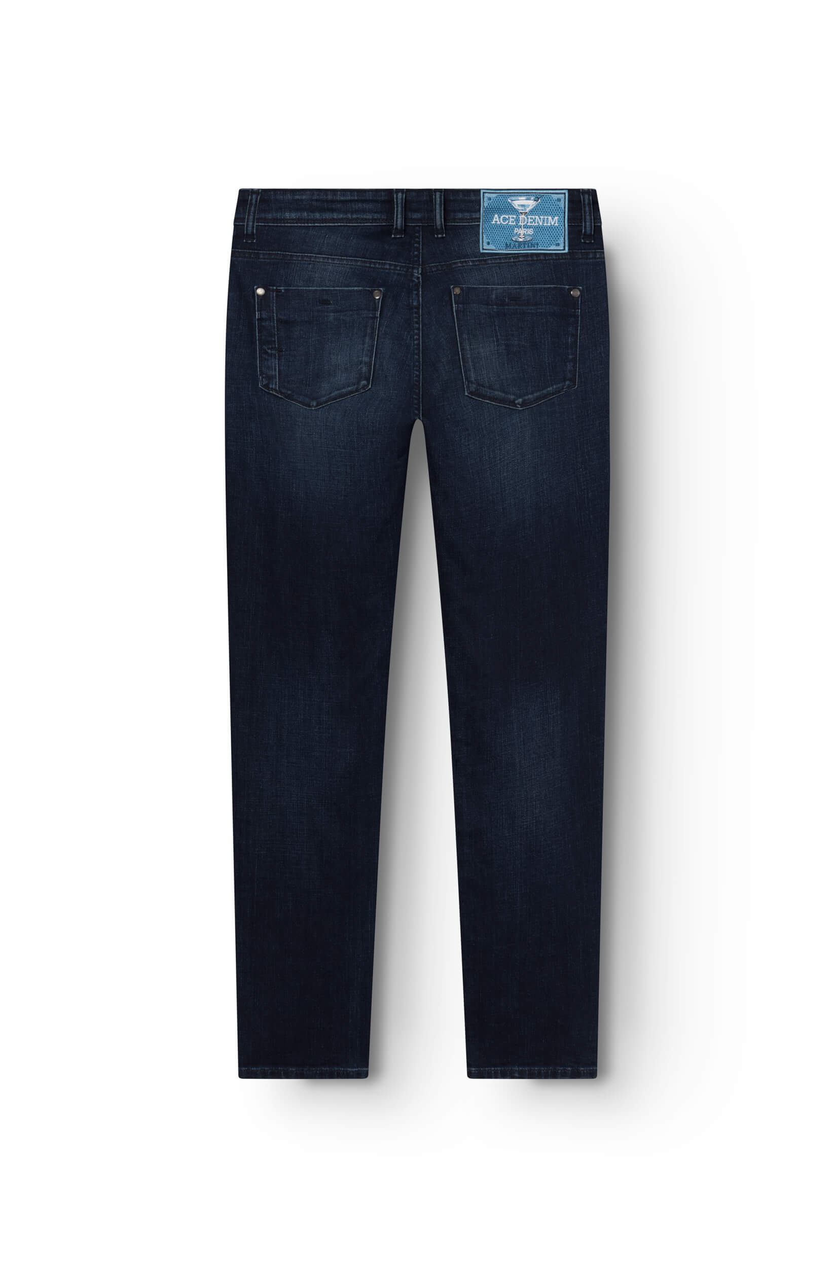 Jeans slim homme pierre foncé Vue 4 - Ace Denim Paris