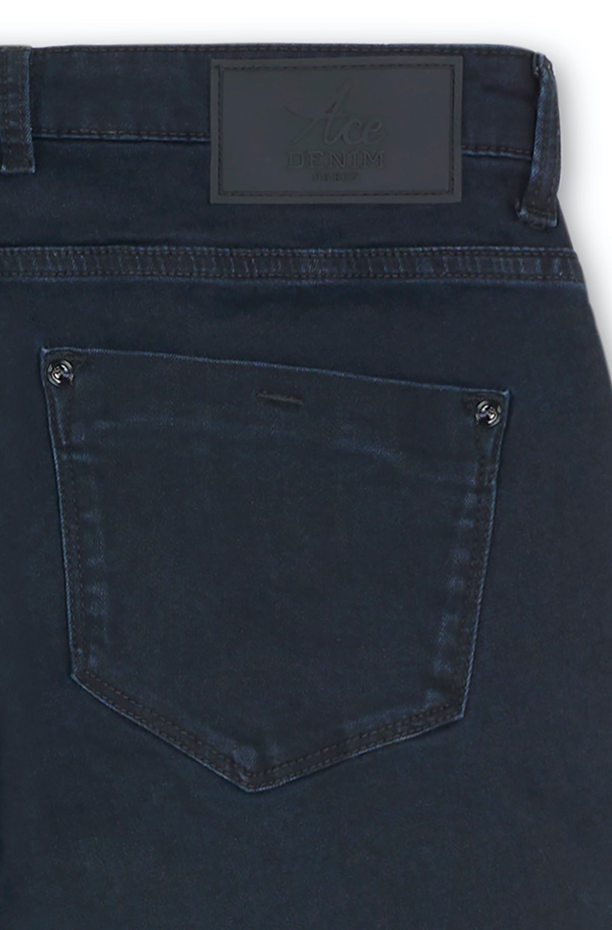 Jeans slim homme pierre moyen noir Vue 4 - Ace Denim Paris