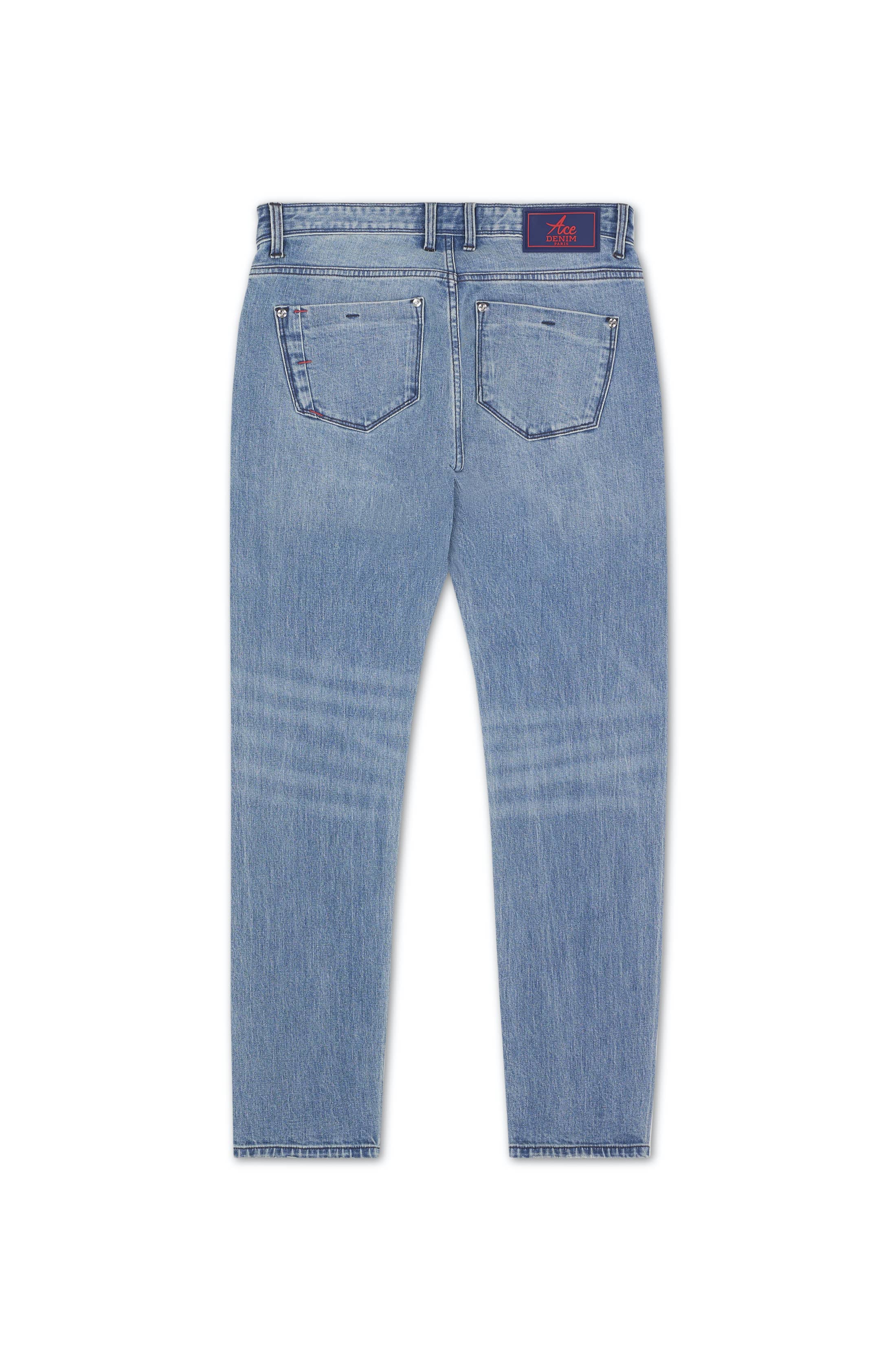 Jeans selvedge homme stone heavy Vue 5 - Ace Denim Paris