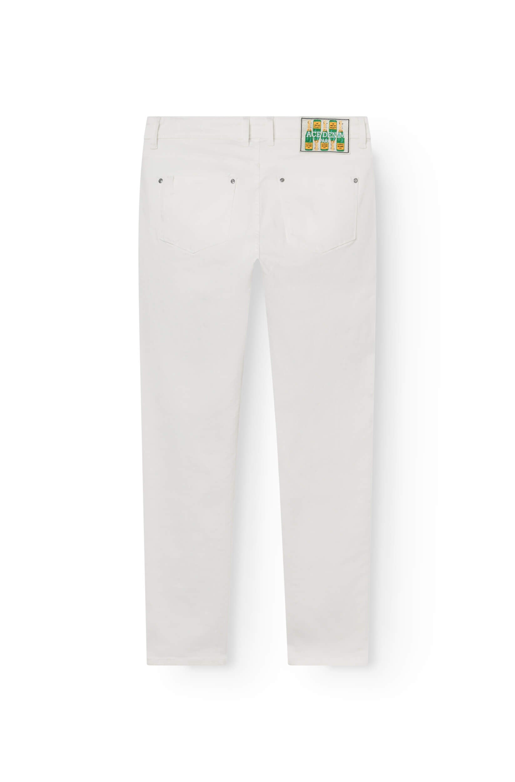 Jeans slim homme blanc Vue 4 - Ace Denim Paris