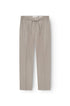 Pantalon en laine merinos beige loro piana pour homme