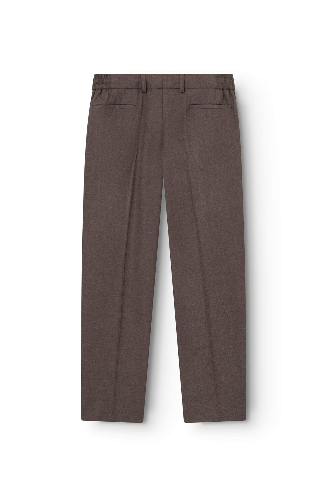 AD 47 - Pantalon Ample en Laine Mérinos Marron