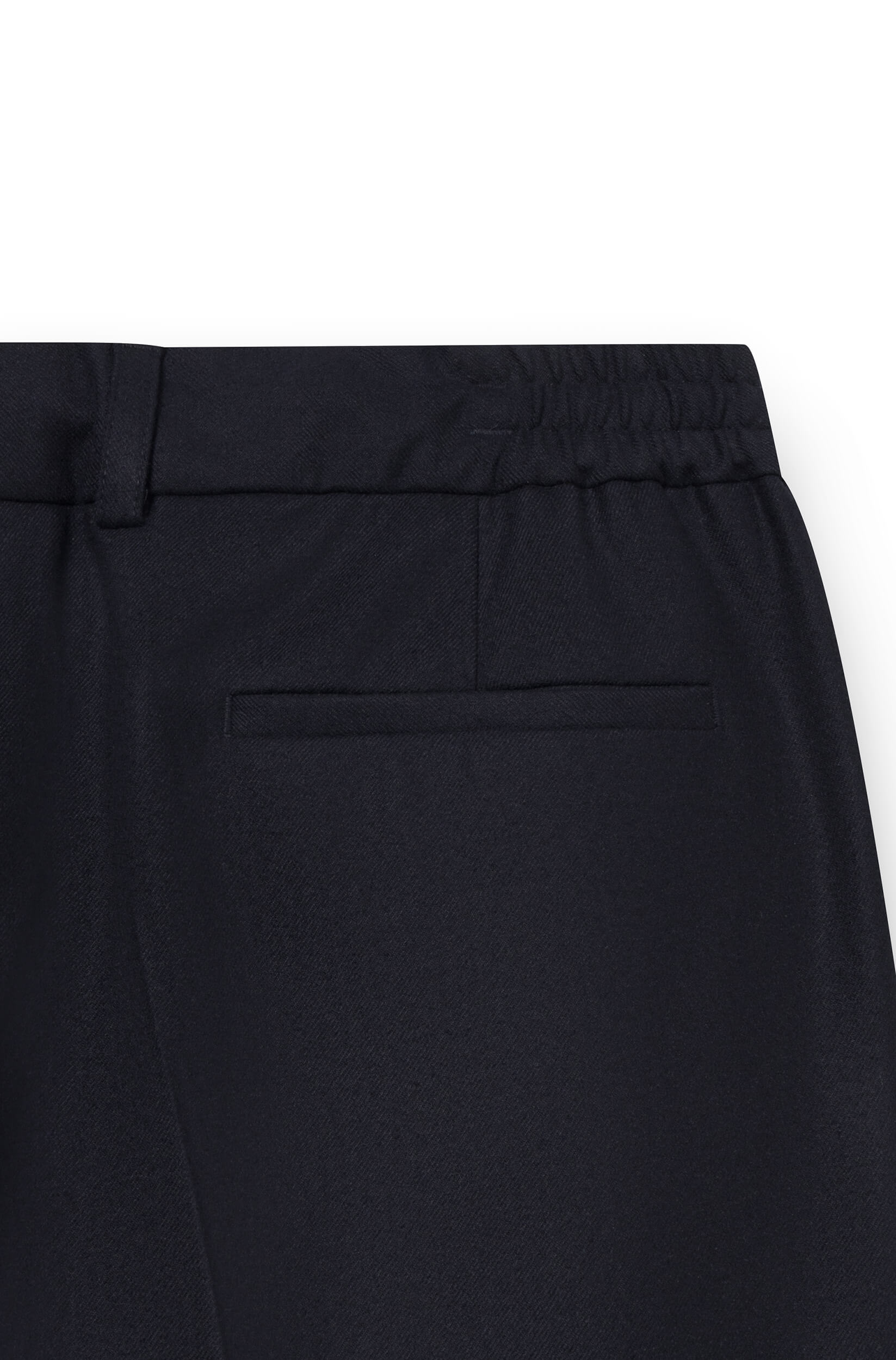 AD 47 - Pantalon Ample en Laine Mérinos Marine