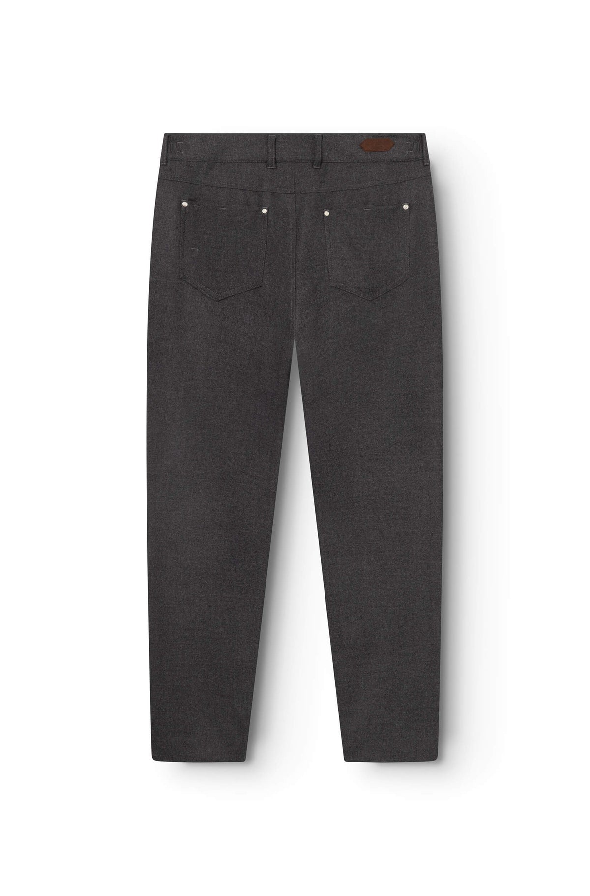 AD 45 - Dark Grey Wool Flannel Trousers