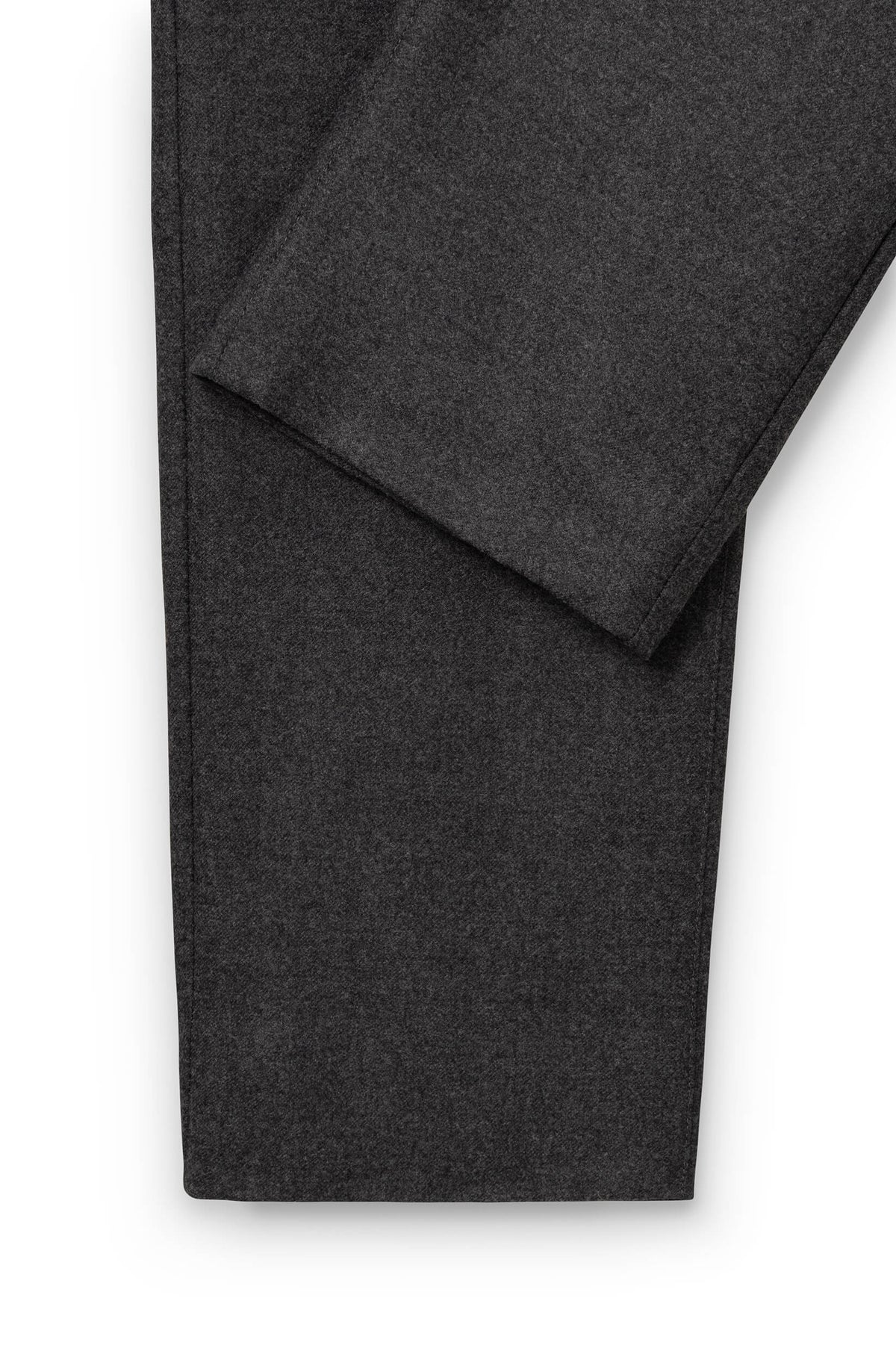 AD 45 - Dark Grey Wool Flannel Trousers