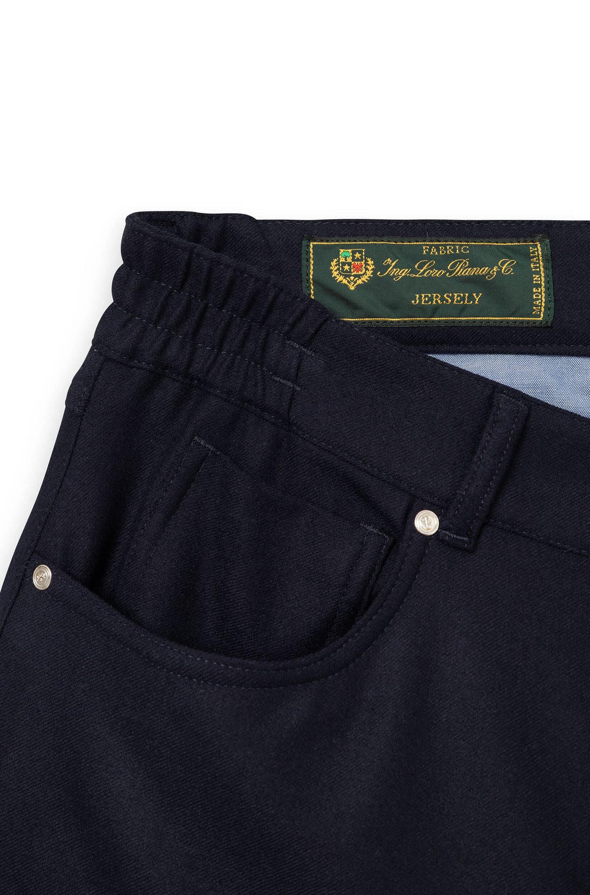 AD 45 - Navy Wool Flannel Trousers