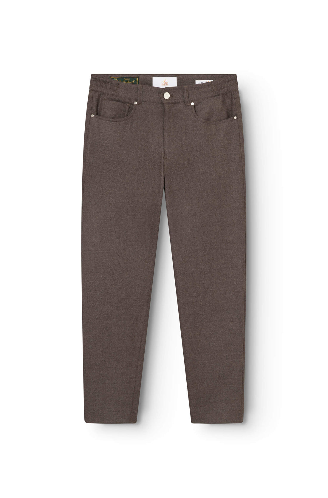 AD 45 - Brown Wool Flannel Trousers