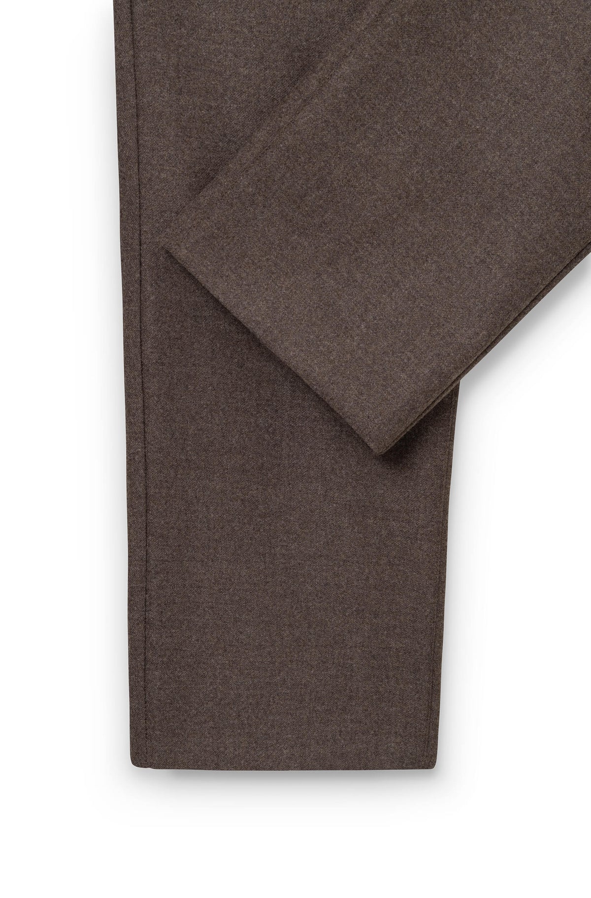 AD 45 - Brown Wool Flannel Trousers