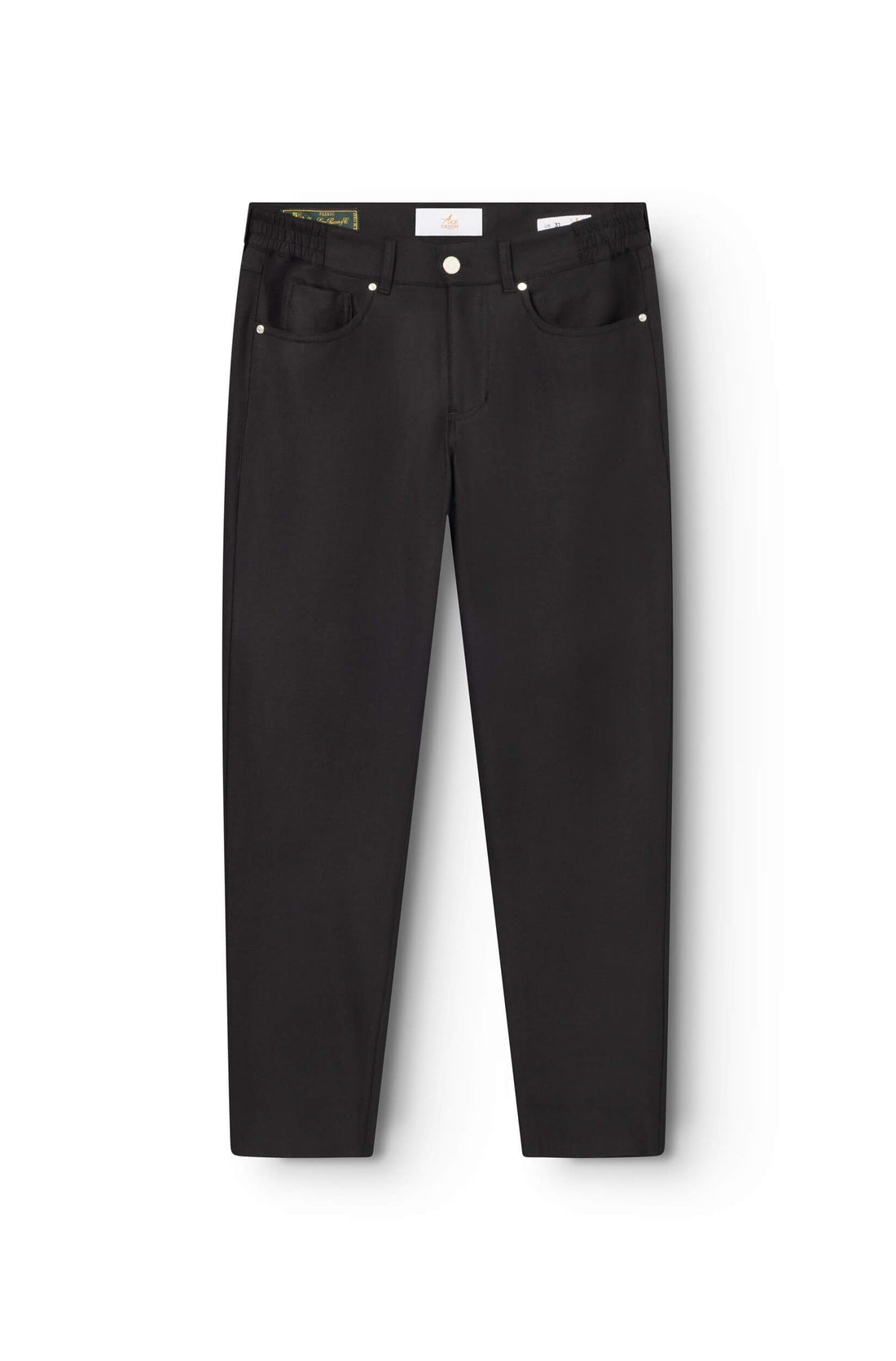 AD 45 - Black Wool Flannel Trousers