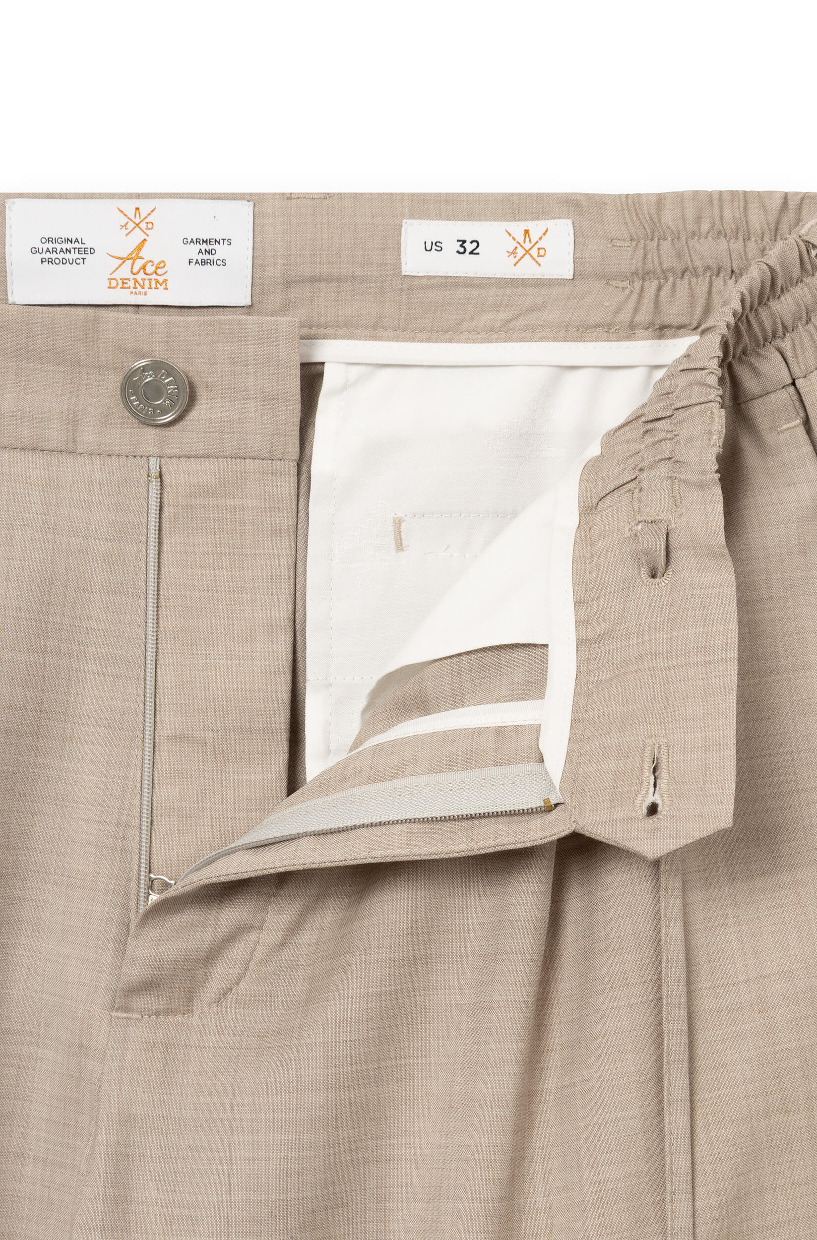 Pantalon laine homme Vue 2 - Ace Denim Paris