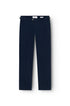 Herren-Seersucker-Hose in Marine, Tapered Fit, Vorderansicht — AD 52 Ace Denim Paris