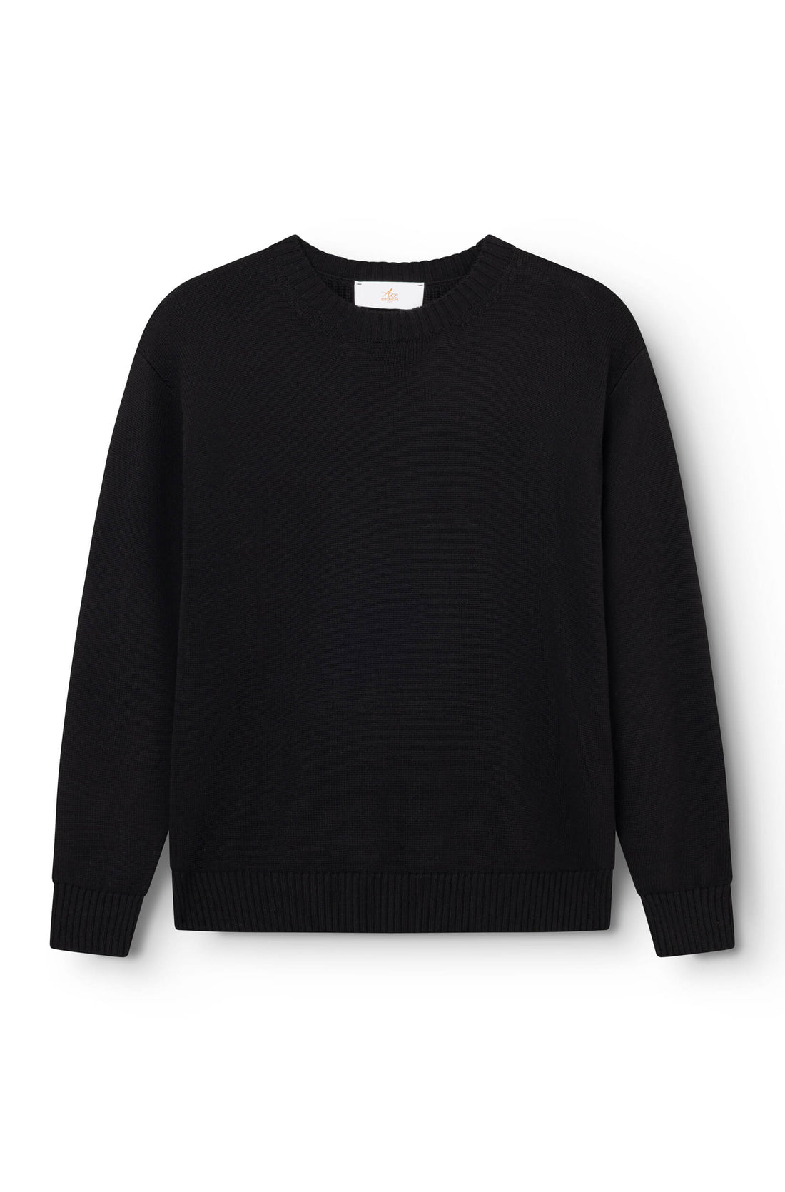 AD 199 - Pull à Col Rond en laine Noir