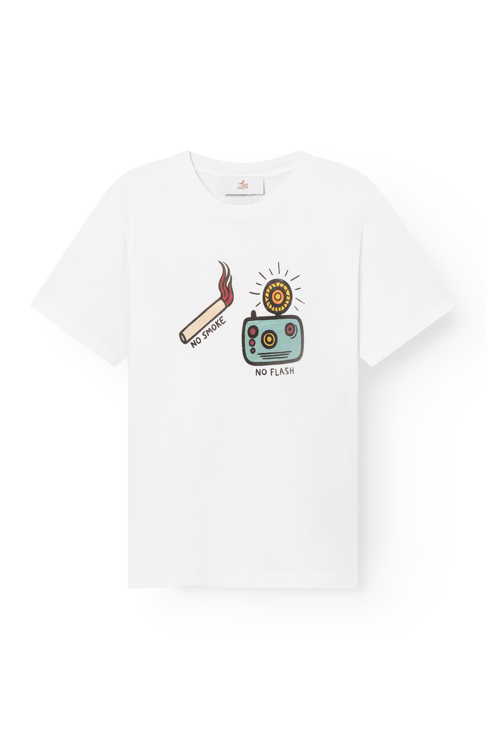 T-shirt homme no smoke - Ace Denim Paris