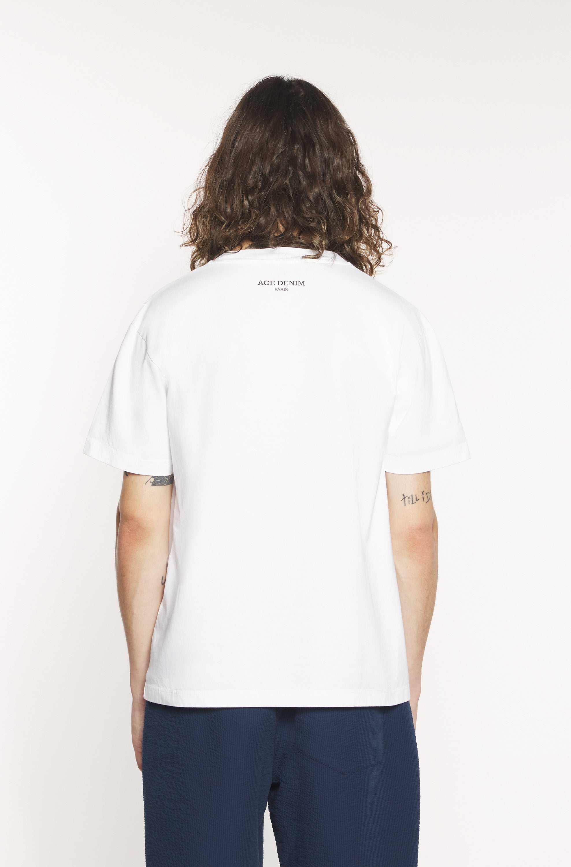T-shirt homme no smoke Vue 3 - Ace Denim Paris