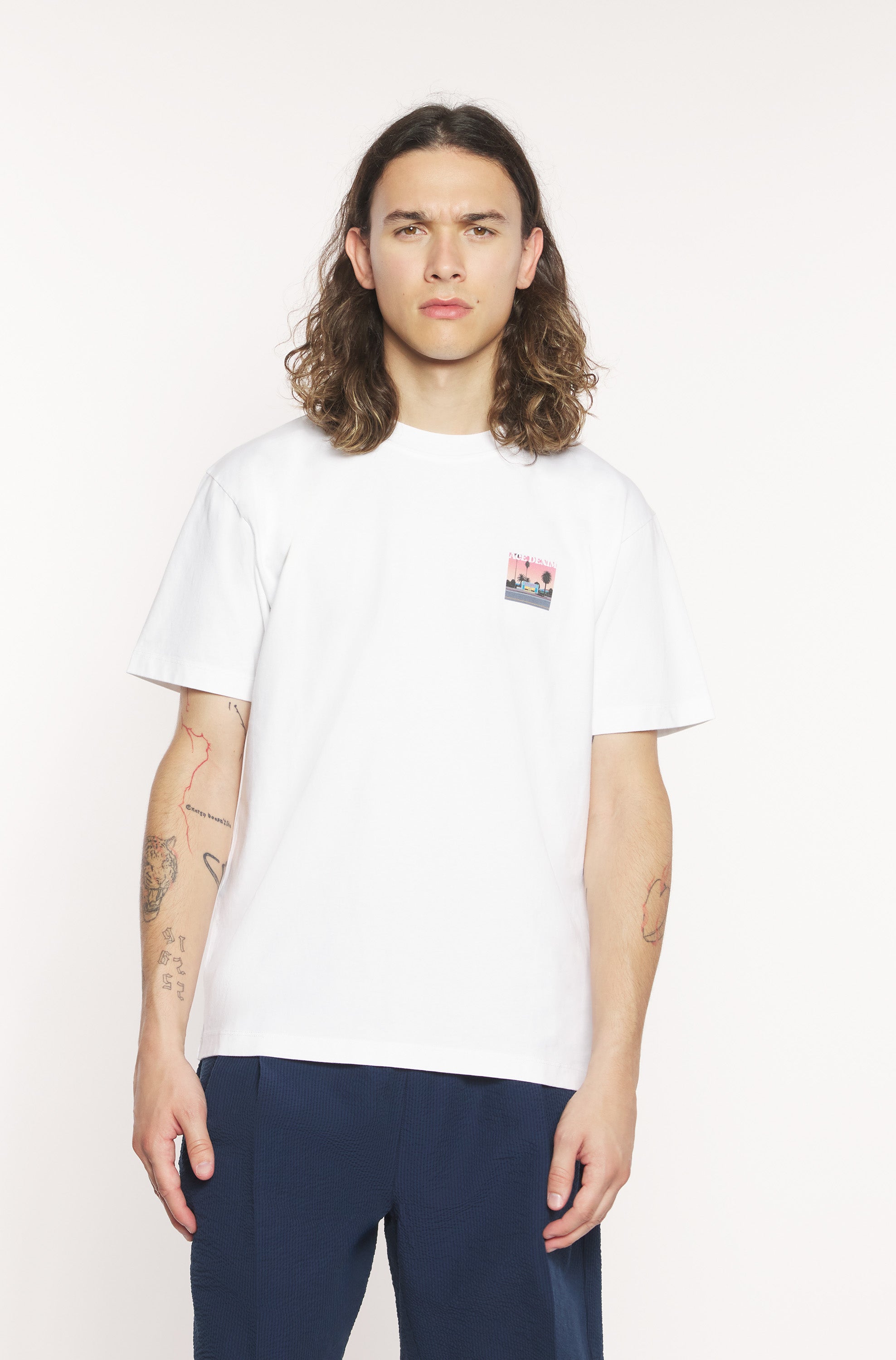 T-shirt homme records Vue 2 - Ace Denim Paris