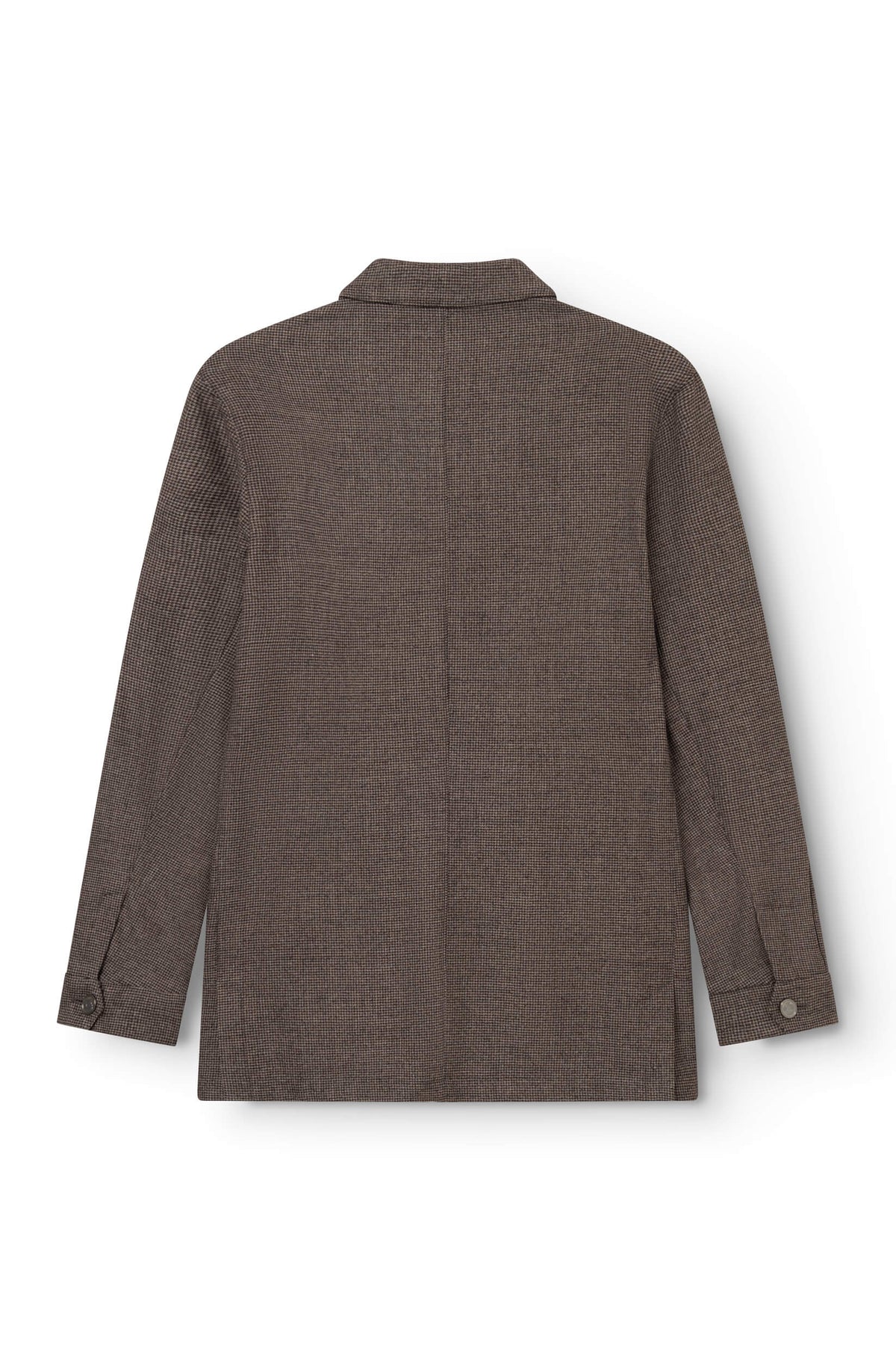 AD 153 - Merino Wool Jacket Brown Houndstooth