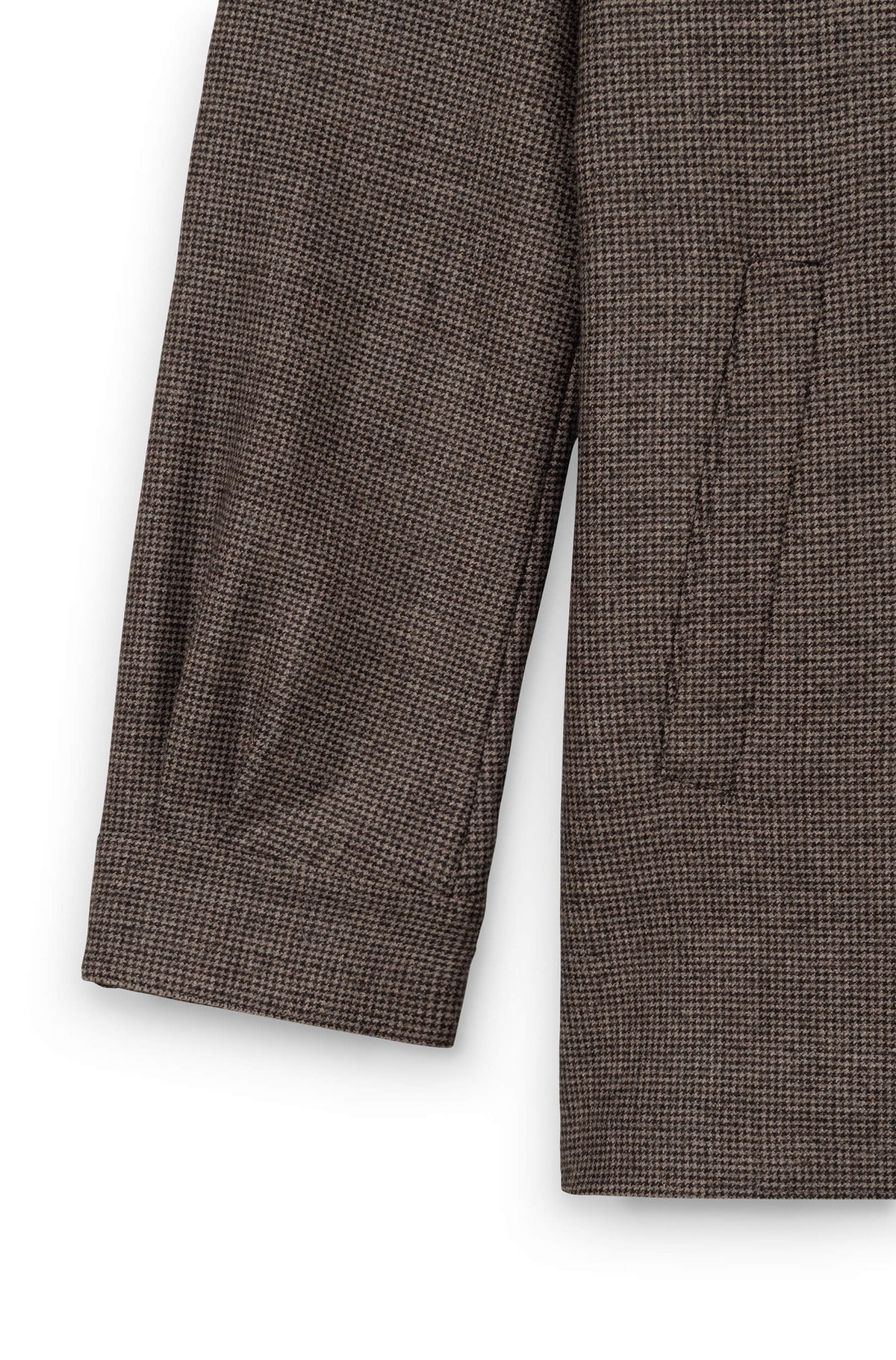 AD 153 - Merino Wool Jacket Brown Houndstooth