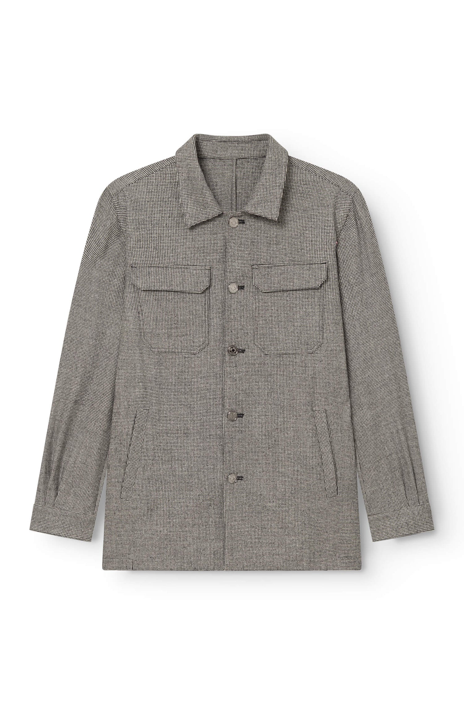 AD 153 - Merino Wool Jacket White Houndstooth