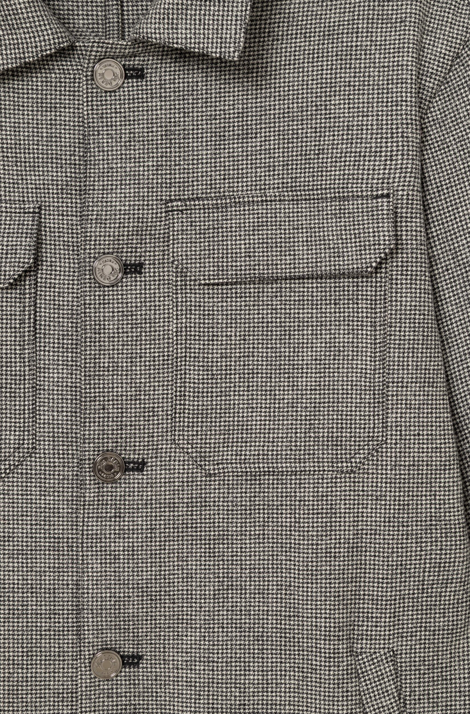 AD 153 - Merino Wool Jacket White Houndstooth