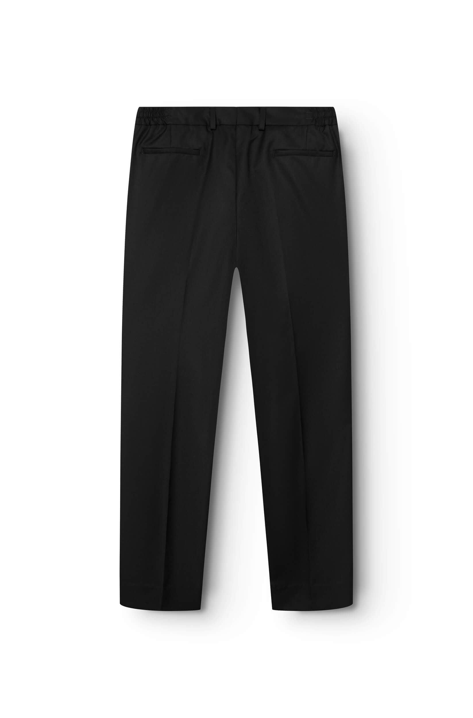AD 37 – Black Draped Wool Trousers