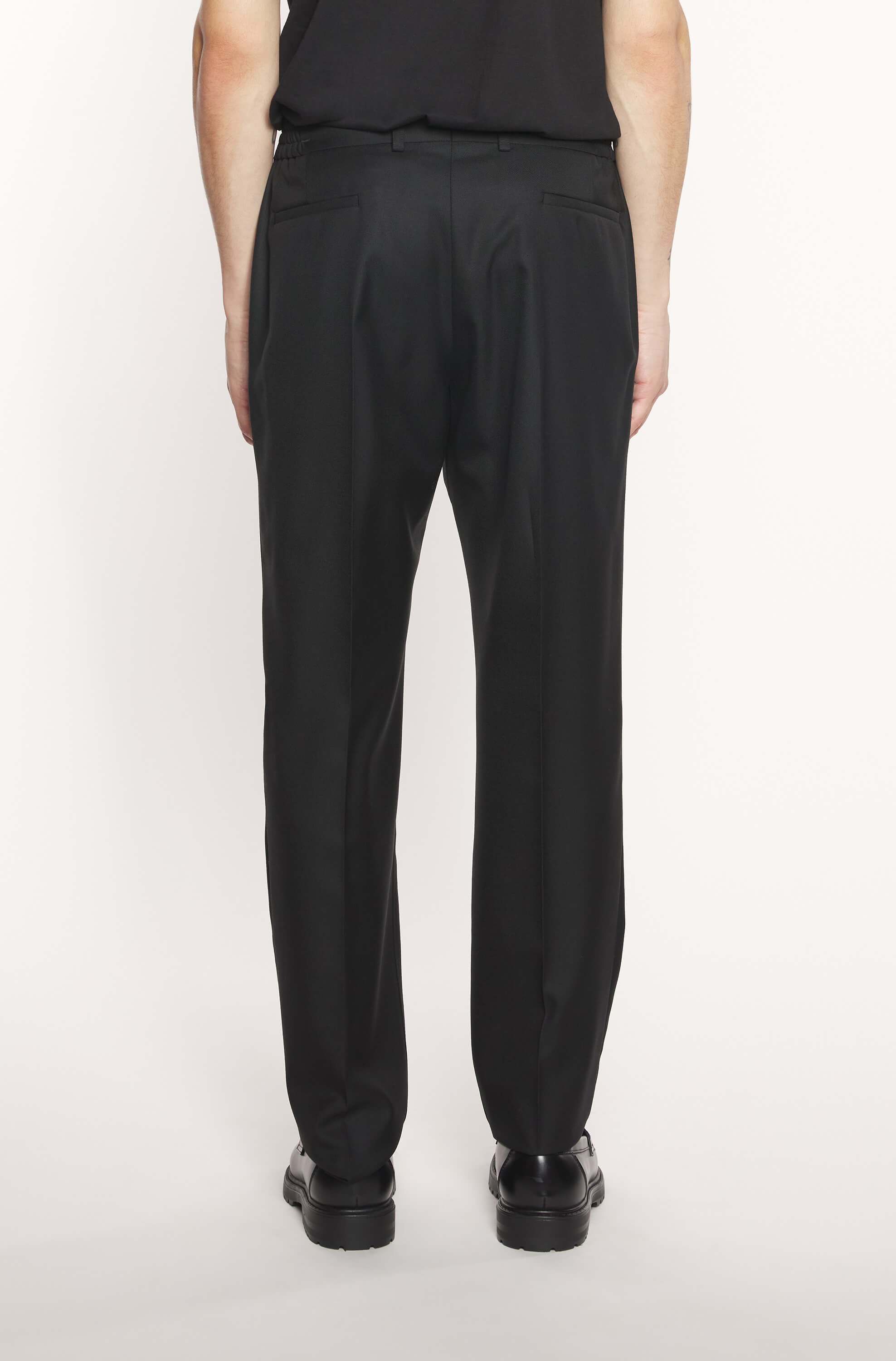 Pantalon laine homme noir Vue 2 - Ace Denim Paris